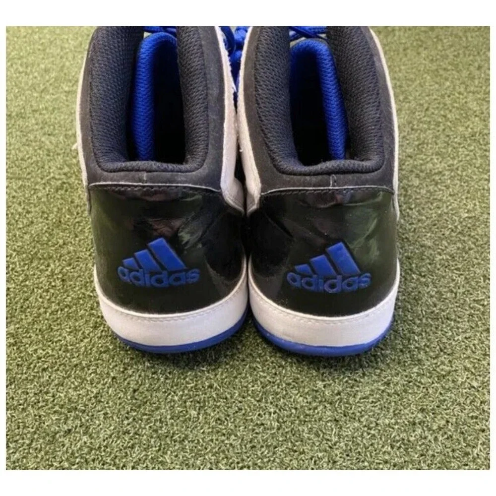 Men's Adidas basketball torsion system Shoes blue & white stripe‎ Size 3.5